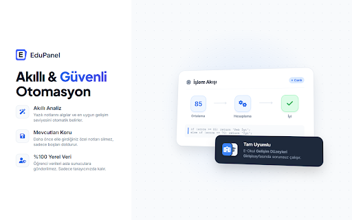 EduPanel - E-Okul Gelişim Düzeyleri Asistanı screenshot