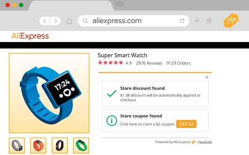 AliExpress Coupon Finder screenshot