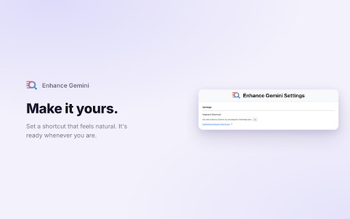 Enhance Gemini - Prompt Like an Engineer screenshot