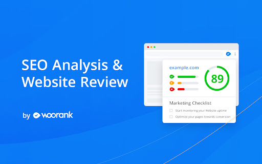 SEO Analysis & Website Review by WooRank screenshot