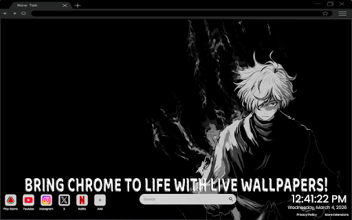 Gabimaru Hollow Flame Live Wallpaper screenshot