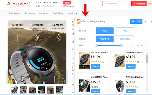 AliExpress & ebay Shopping Assistant screenshot