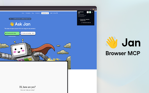 Jan Browser MCP screenshot