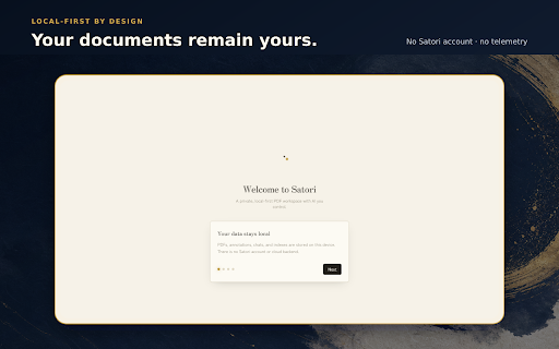 Satori – PDF Reader & AI Workspace screenshot
