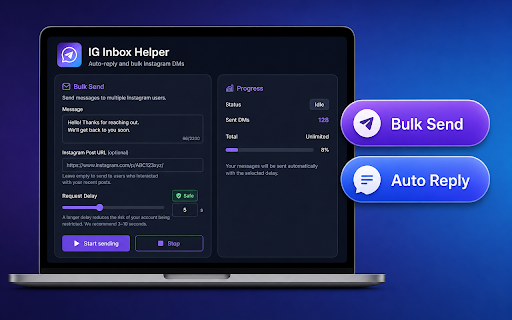 IG Inbox Helper – Templates & Replies screenshot
