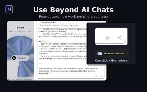 AI Chat Navigator screenshot