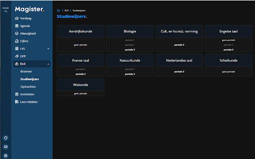 Study Tools voor Magister screenshot