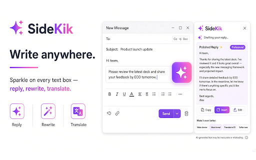 SideKik screenshot