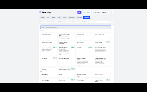 Foundry · Local File Converter screenshot