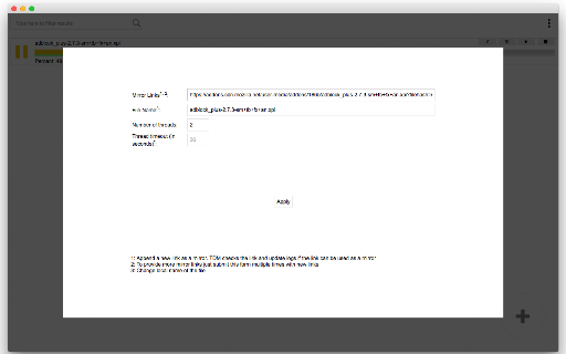 Turbo Download Manager (Classic) screenshot