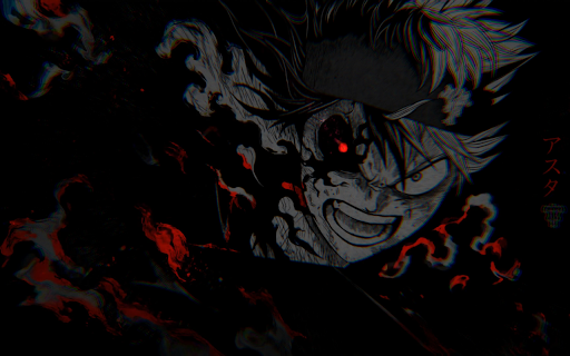 Black Asta Live Wallpaper screenshot