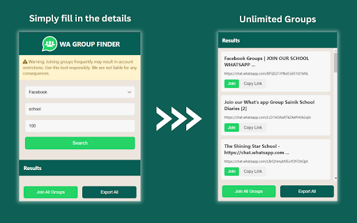 WA Group Finder - Find WhatsApp groups screenshot
