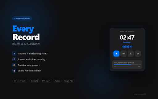 Every Record screenshot