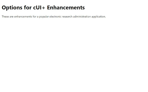 cUI Enhancements screenshot