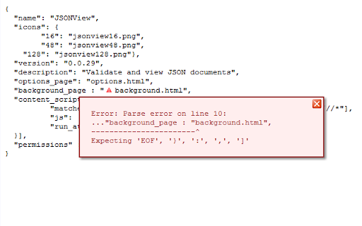JSONVue screenshot