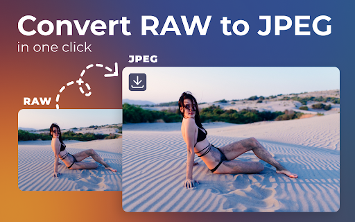 RAW to JPG Converter — Offline & Batch screenshot