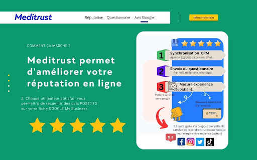 Meditrust: Expérience patient agenda screenshot