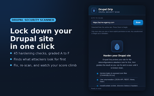 Drupal Drip screenshot