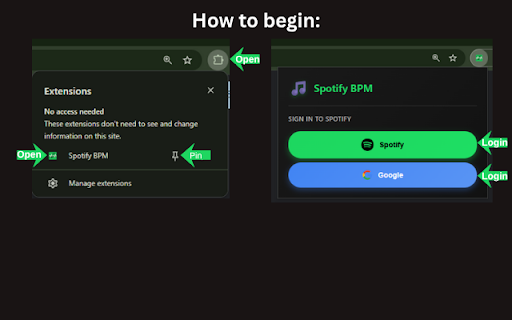 Spotify BPM screenshot