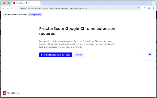 ProctorExam Activity Sharing screenshot