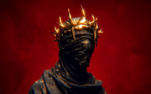 Gothic Golden Crown King Live Wallpaper screenshot