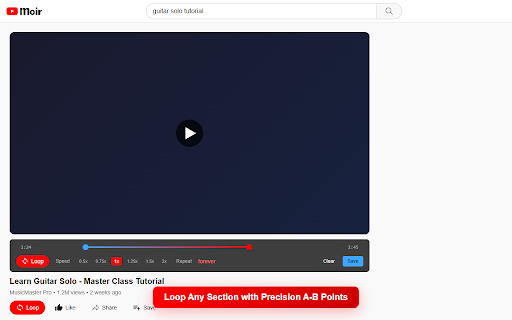 YouTube Looper Pro: Loop & Repeat Video Sections screenshot