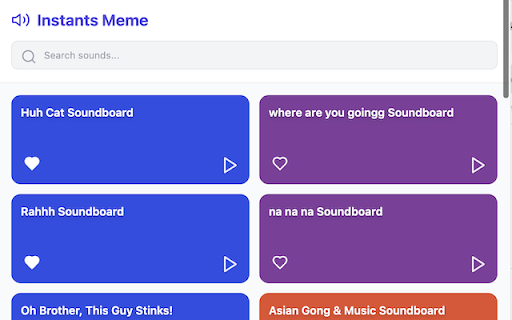 Instants Meme Soundboard screenshot
