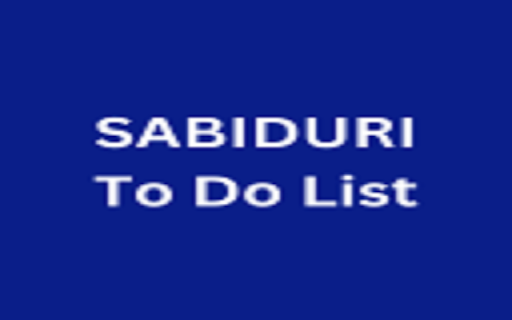 SABIDURI To Do List screenshot