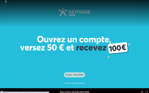 RTBF Auvio Ad Skipper screenshot