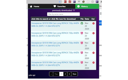 eztv - tv series & shows screenshot
