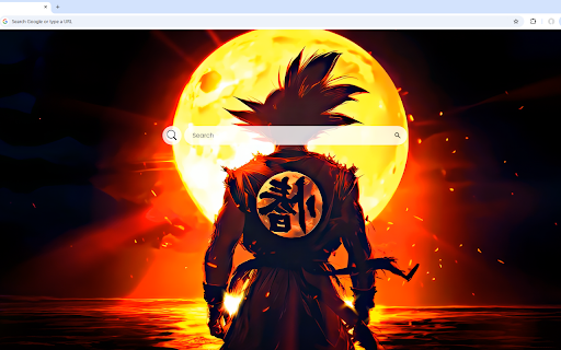 Ocean Glow with Goku Live Wallpaper screenshot