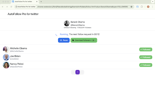 Twitter Auto Follower - Auto Follow / Unfollow screenshot