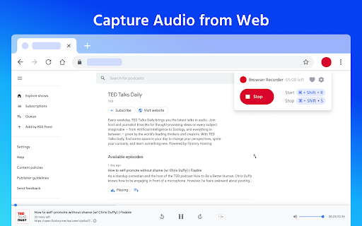 Web Audio Recorder – Capture & Save MP3/WAV screenshot
