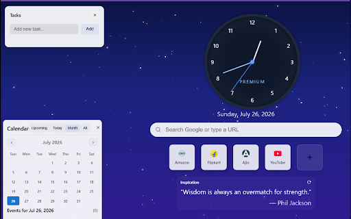 Interactive Night Sky screenshot