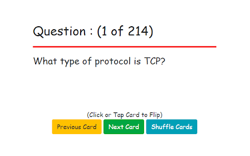 FLASH CARDS : CISSP Certification screenshot