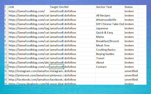SEO LinkChecker — Follows, External & Internal screenshot