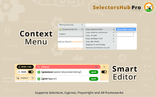 SelectorsHub Pro screenshot