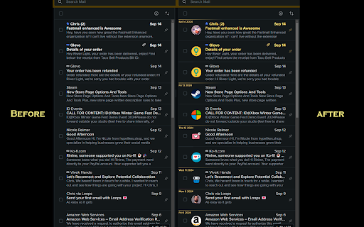 Fastmail Enhanced screenshot