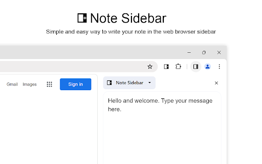 Note Sidebar screenshot