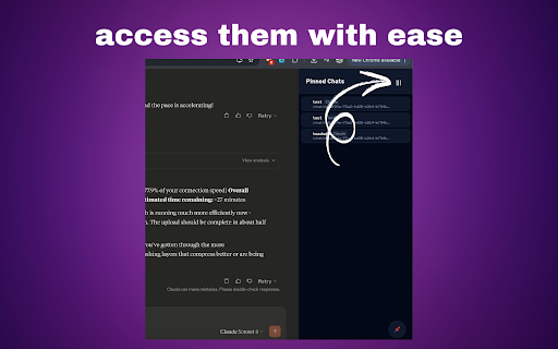 Pinned Chats screenshot