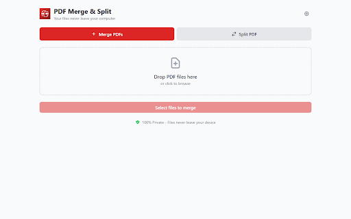 PDF Merge & Split screenshot