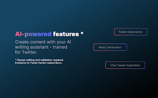 Tweet Hunter X: Sidebar for X screenshot