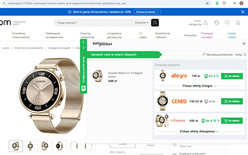Net-Pocket: Automatyczna porównywarka cen screenshot