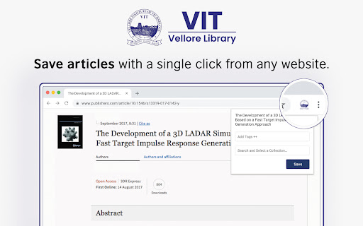 VIT Vellore Library screenshot