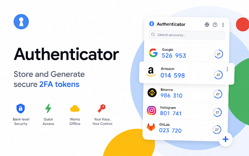 2FA Authenticator screenshot