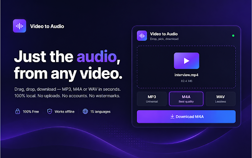 Video to Audio screenshot