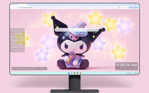 Kuromi Stars Live Wallpaper screenshot
