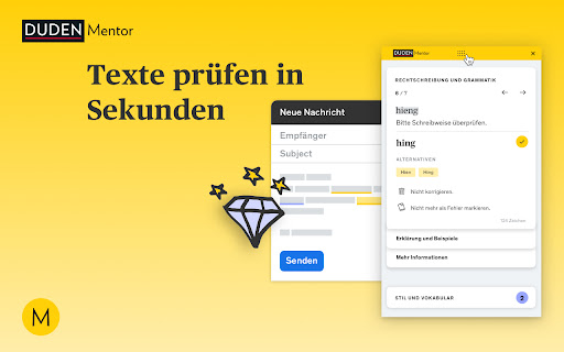 Duden-Mentor-Textprüfung screenshot