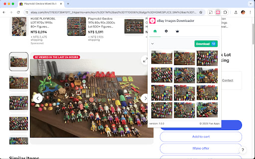 eBay Image Downloader screenshot