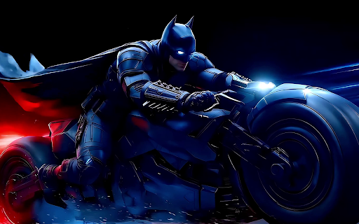 Batman On Batpod Live Wallpaper - Dark Knight New Tab screenshot